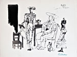 Пабло Пикассо - Два пикадора и женщина