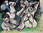 Пабло Пикассо - Женщина и мальчик