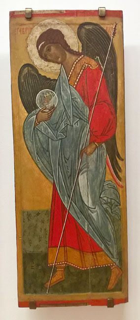 Деисусный чин из Астафьево. Архангел Гавриил. XVI век