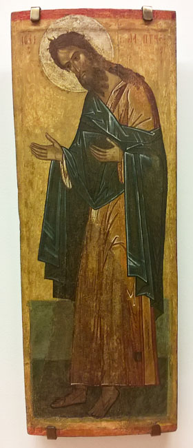 Деисусный чин из Астафьево. Иоанн Предтеча. XVI век