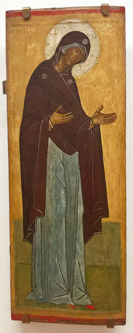 Деисусный чин из Астафьево. Богоматерь. XVI век