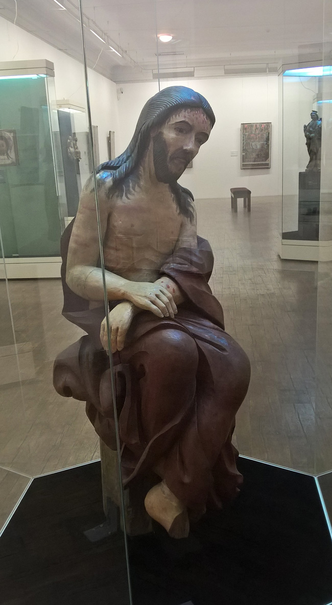 Деревянная скульптура Христос в темнице. Конец XVIII века
