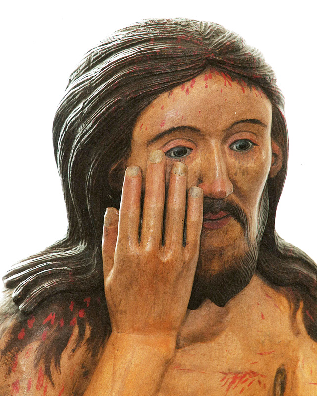 Деревянная скульптура Христос в темнице. XIX век