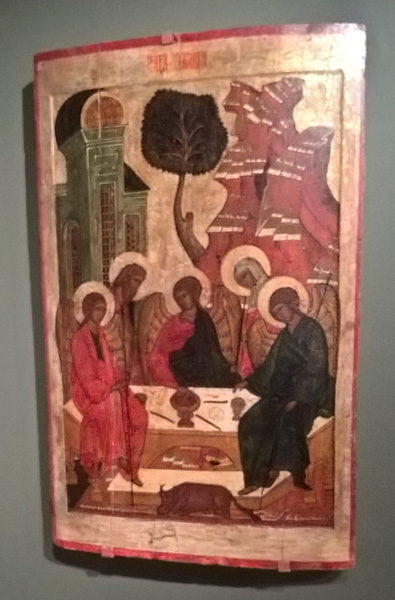 Икона Троица Ветхозаветная. Из собрания А.В.Мараевой