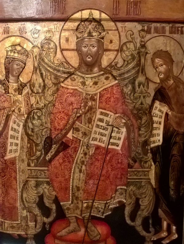 Икона Царь Царем. Из Покровской церкви в Серпухове