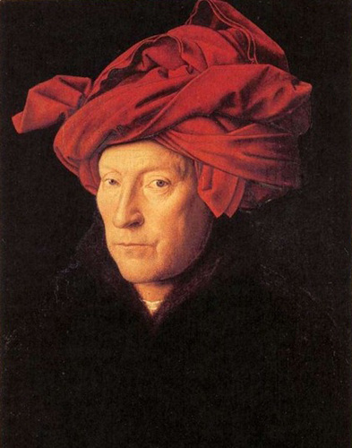 Ян ван Эйк. Портрет неизвестного в красном тюрбане.