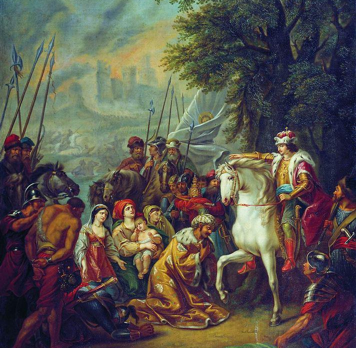 Г.И.Угрюмов. Взятие Казани войсками Ивана Грозного в 1552 году