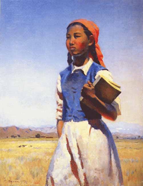 С.А.Чуйков. Дочь Советской Киргизии
